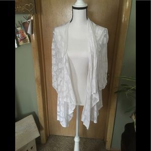 XL Style & Co. sheer jacket